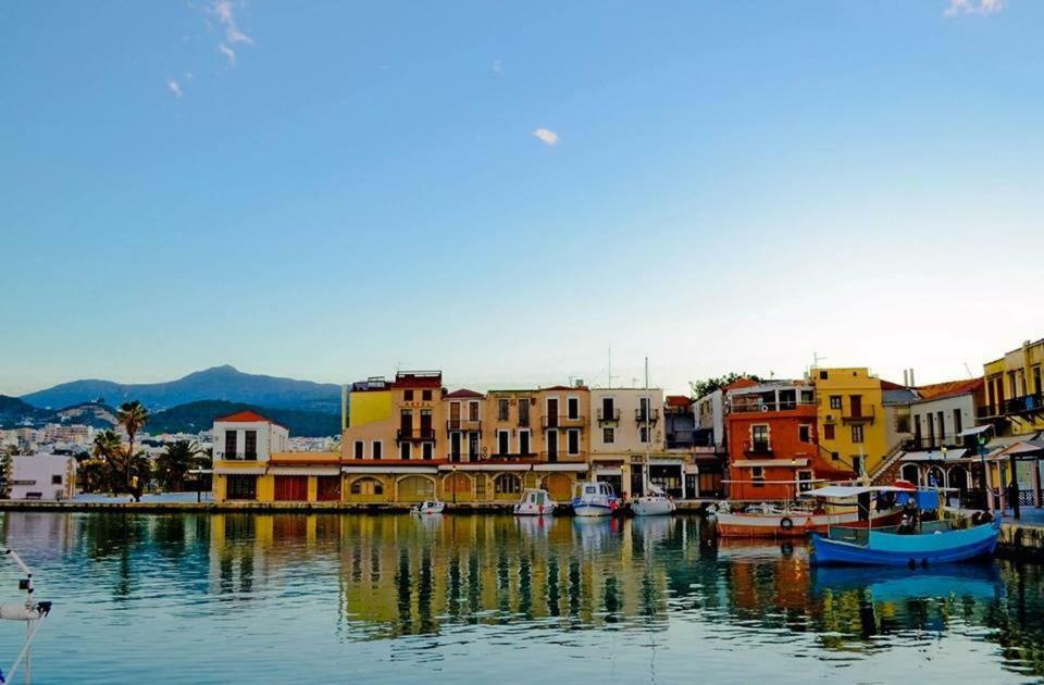 Sea View Cozy Studio Near Center Of Rethymno Town Dış mekan fotoğraf