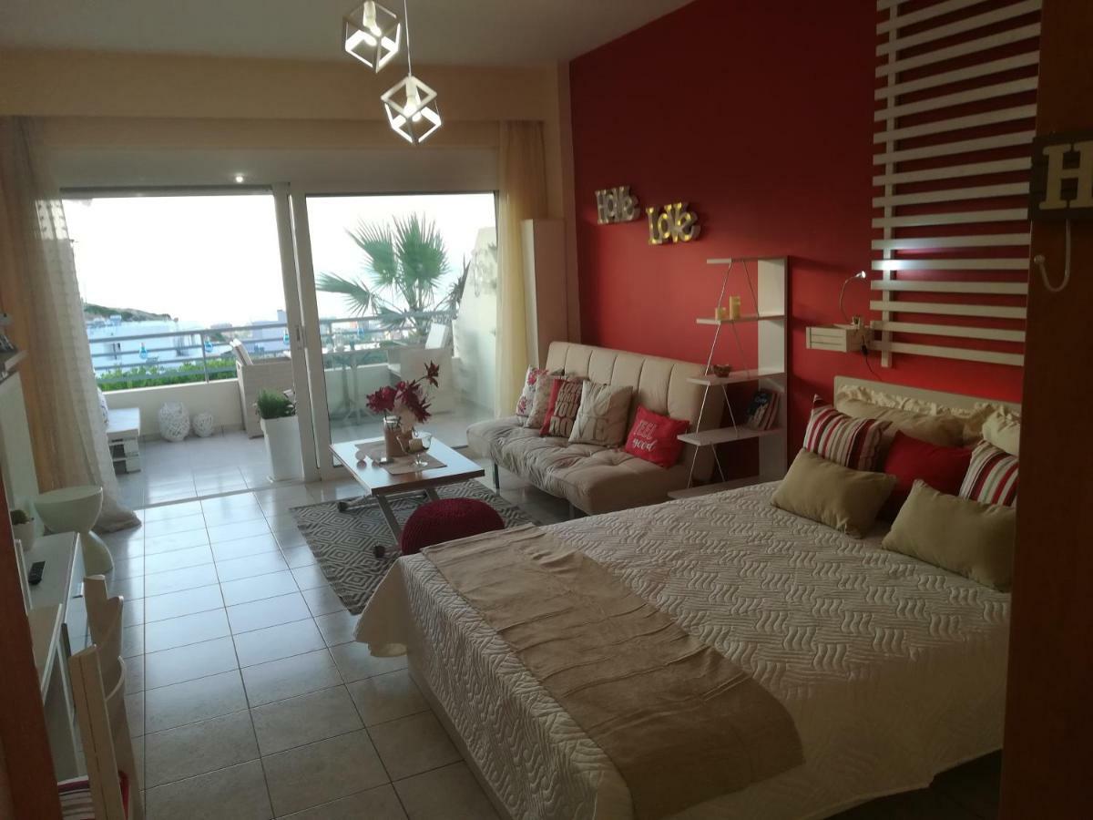 Sea View Cozy Studio Near Center Of Rethymno Town Dış mekan fotoğraf