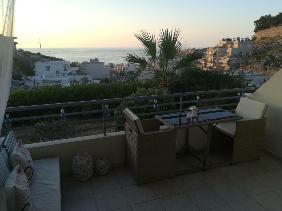 Sea View Cozy Studio Near Center Of Rethymno Town Dış mekan fotoğraf